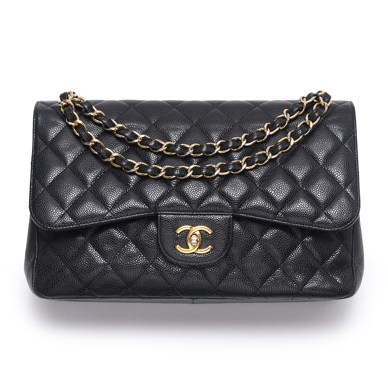 CHANEL(USED)샤넬 캐비어 클래식 점보 플랩백
