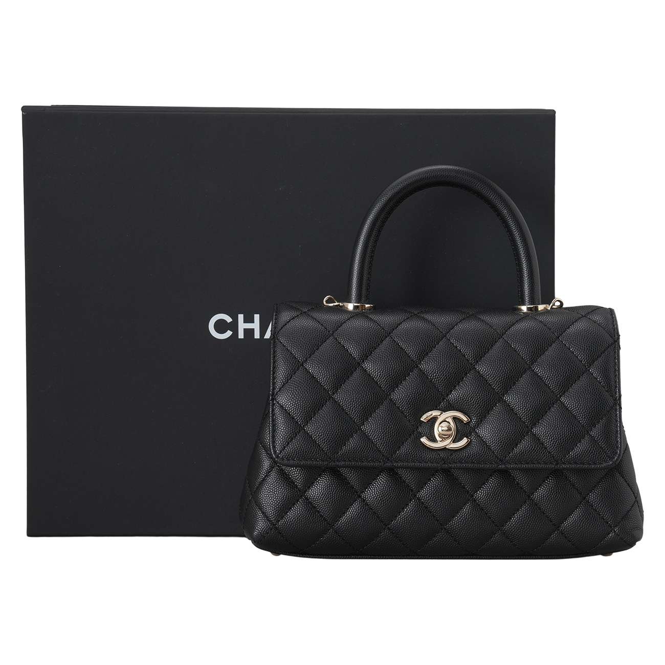 CHANEL(USED)샤넬 캐비어 코코핸들 스몰