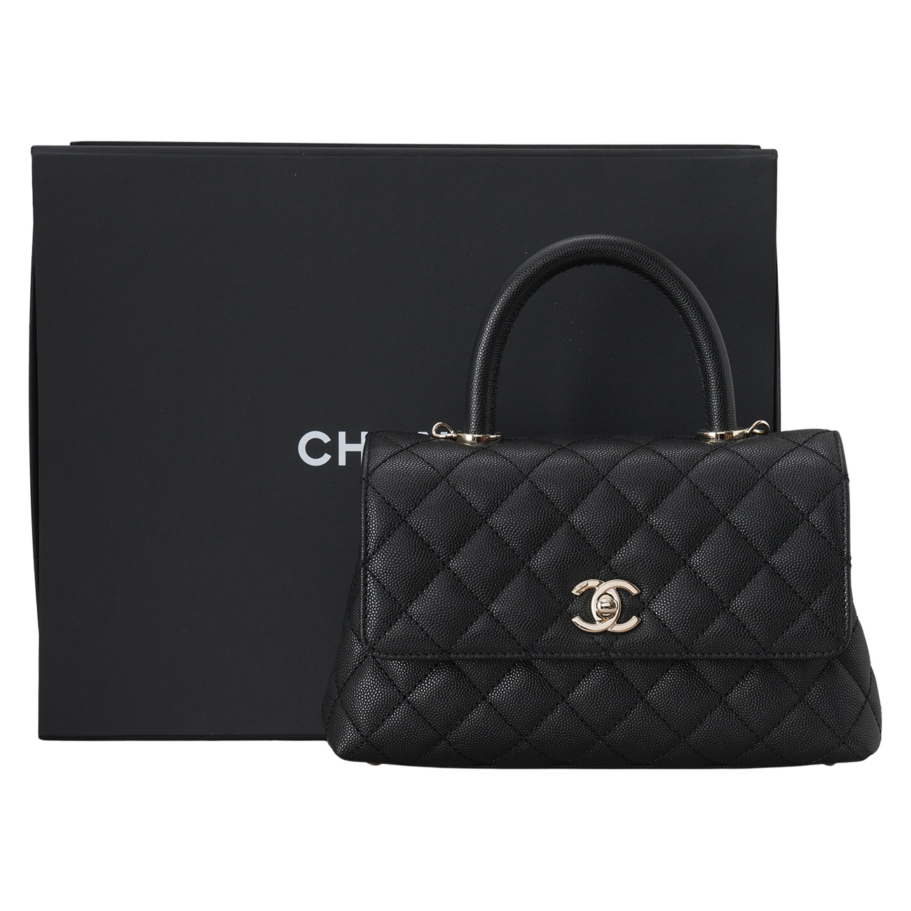 CHANEL(USED)샤넬 A92990 캐비어 코코핸들 23
