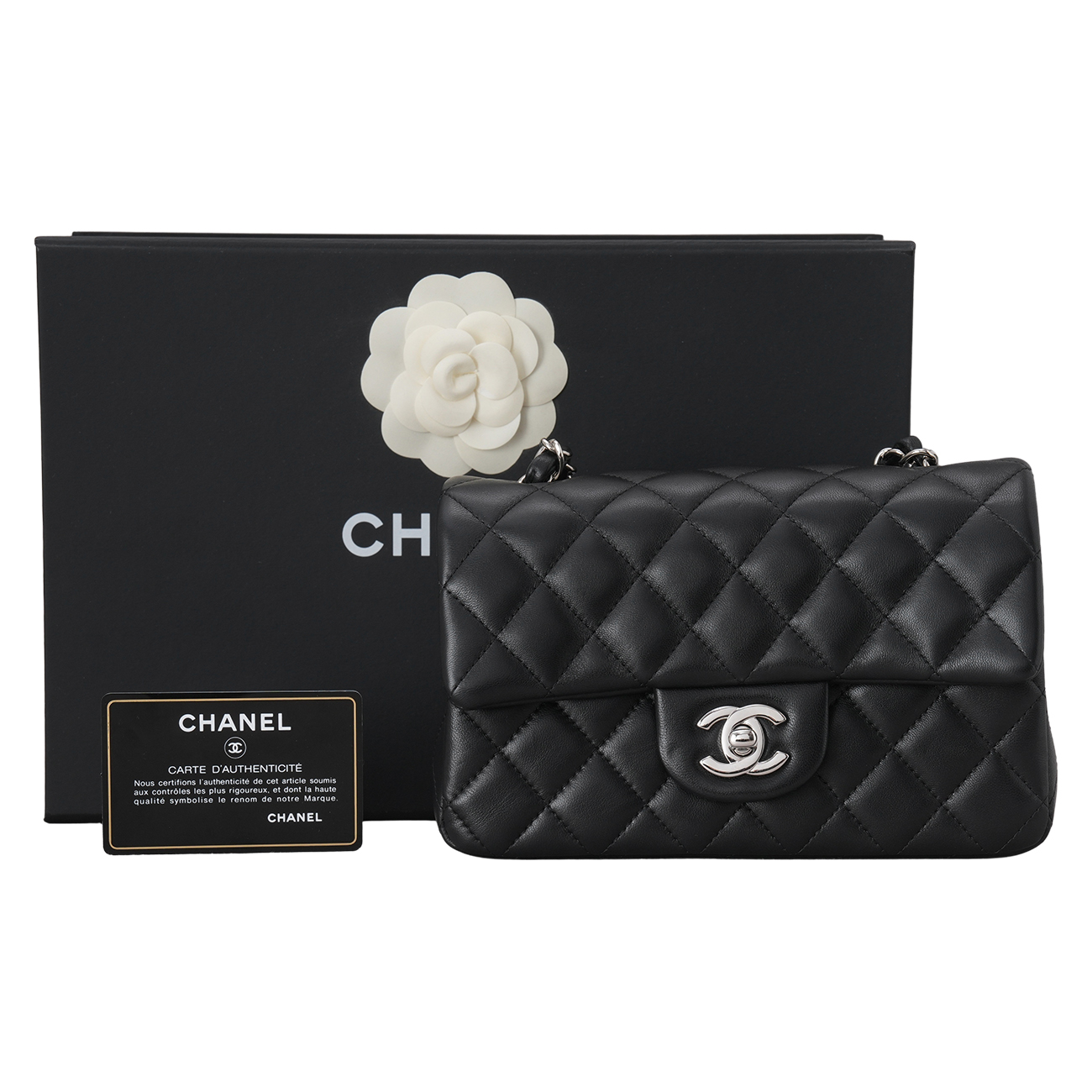 CHANEL(USED)샤넬 램스킨 클래식 뉴미니 크로스백