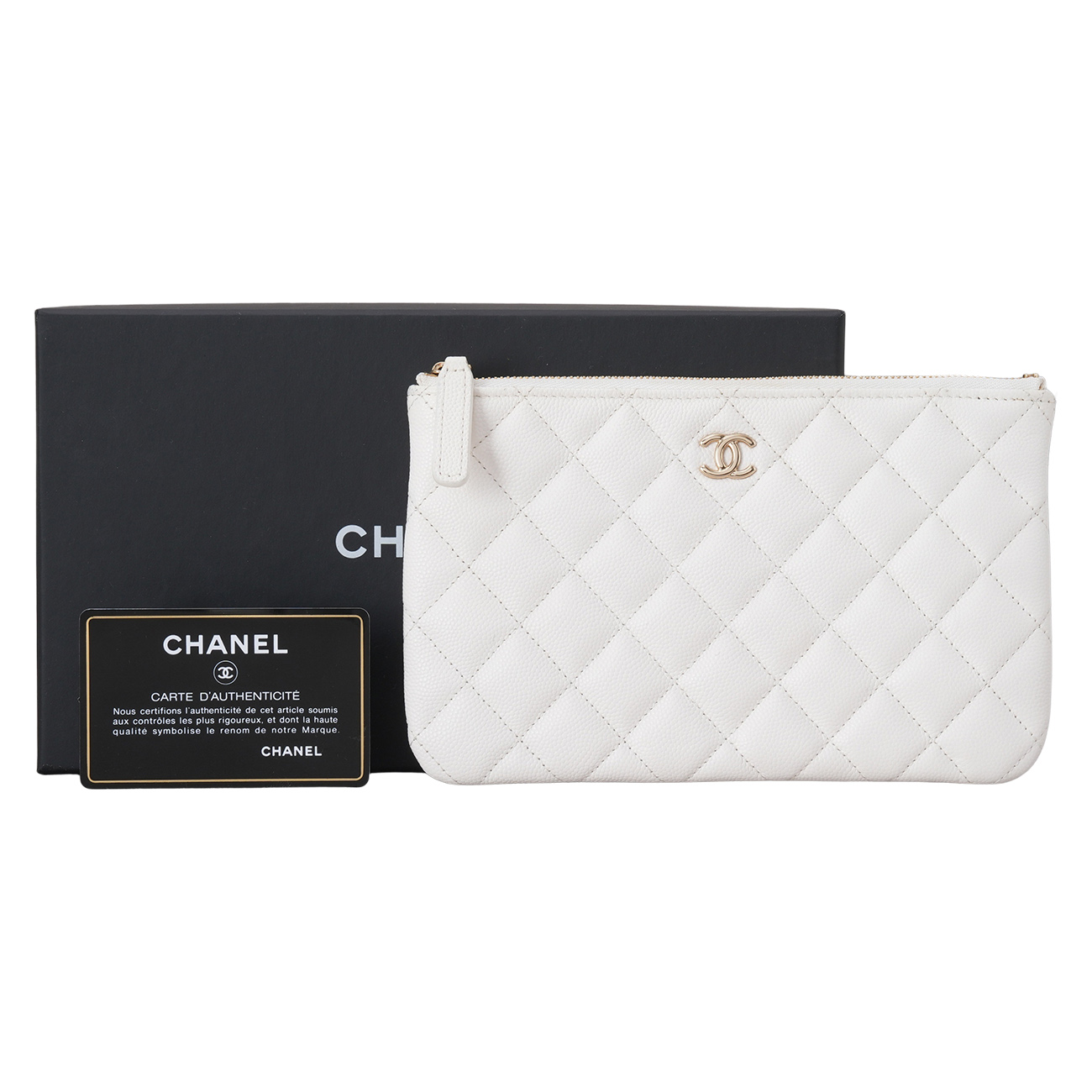 CHANEL(USED)샤넬 캐비어 파우치