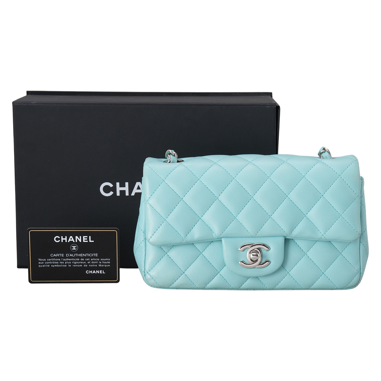 CHANEL(USED)샤넬 램스킨 클래식 뉴미니