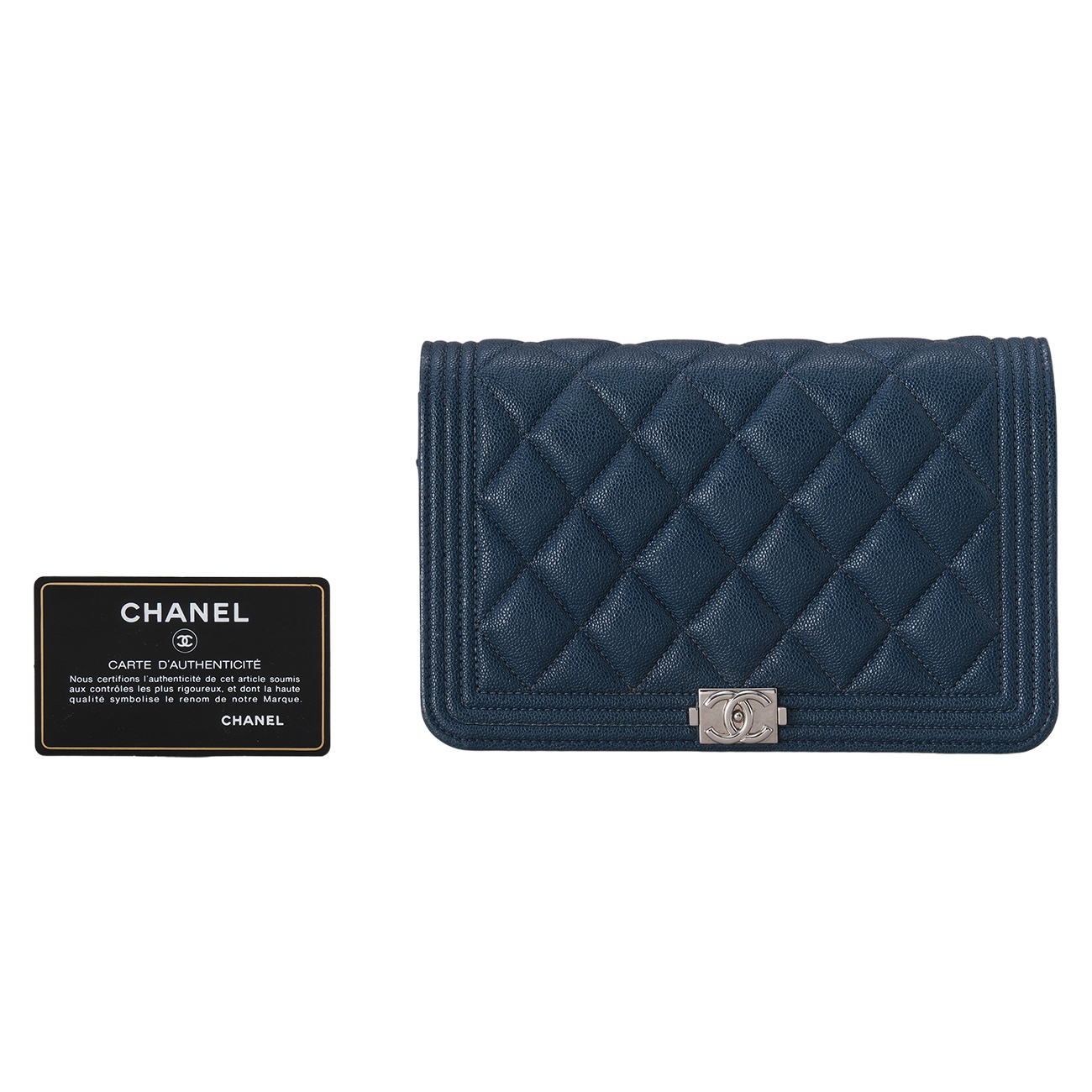 CHANEL(USED)샤넬 캐비어 보이샤넬 WOC