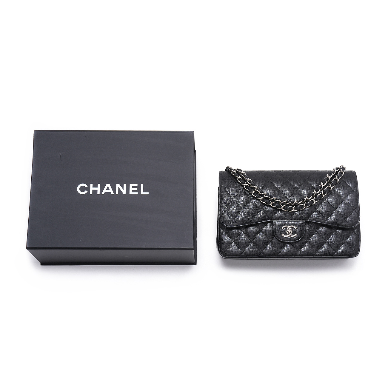 CHANEL(USED)샤넬 캐비어 클래식 점보 플랩백