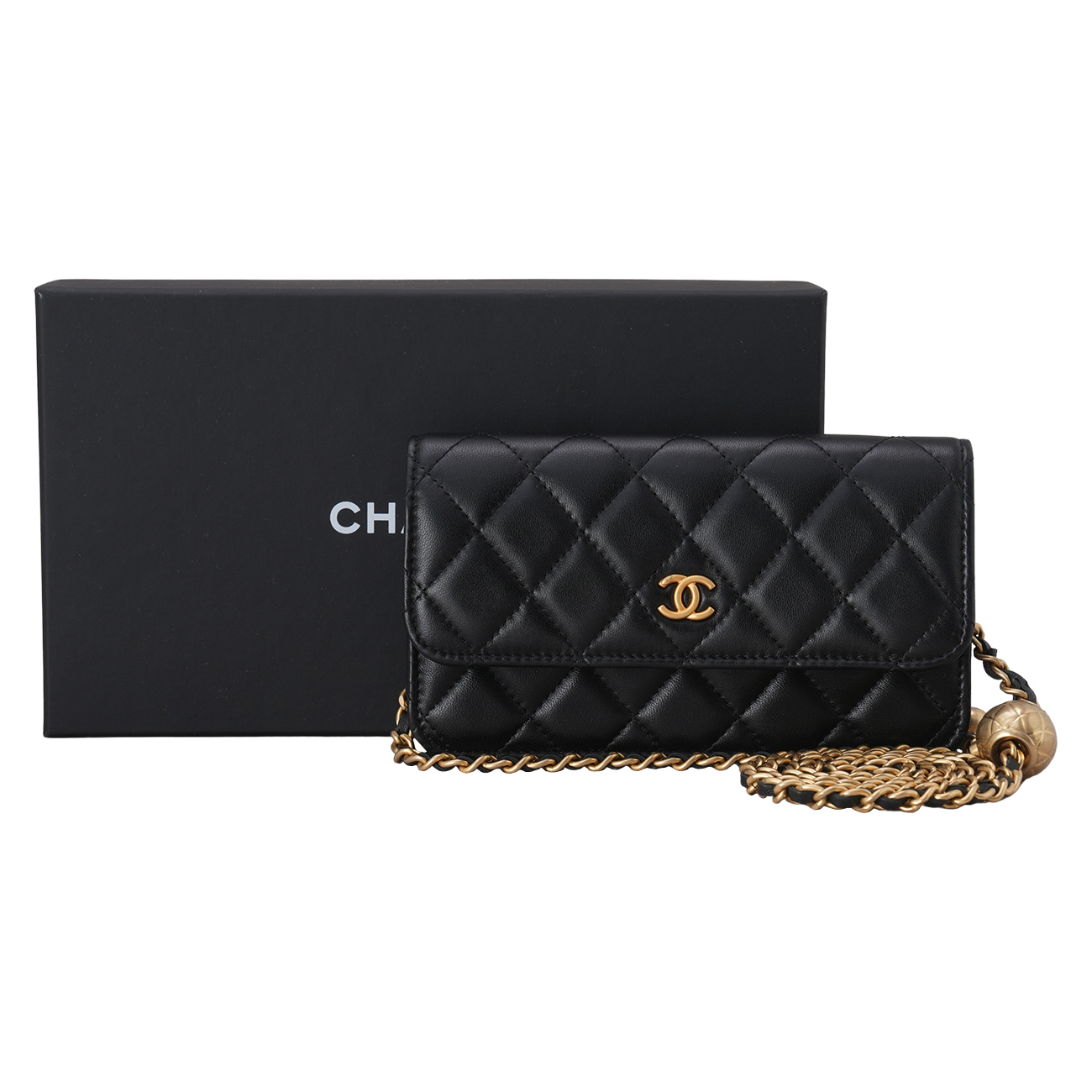 CHANEL(USED)샤넬 AP3071 시즌 램스킨 골든볼 WOC