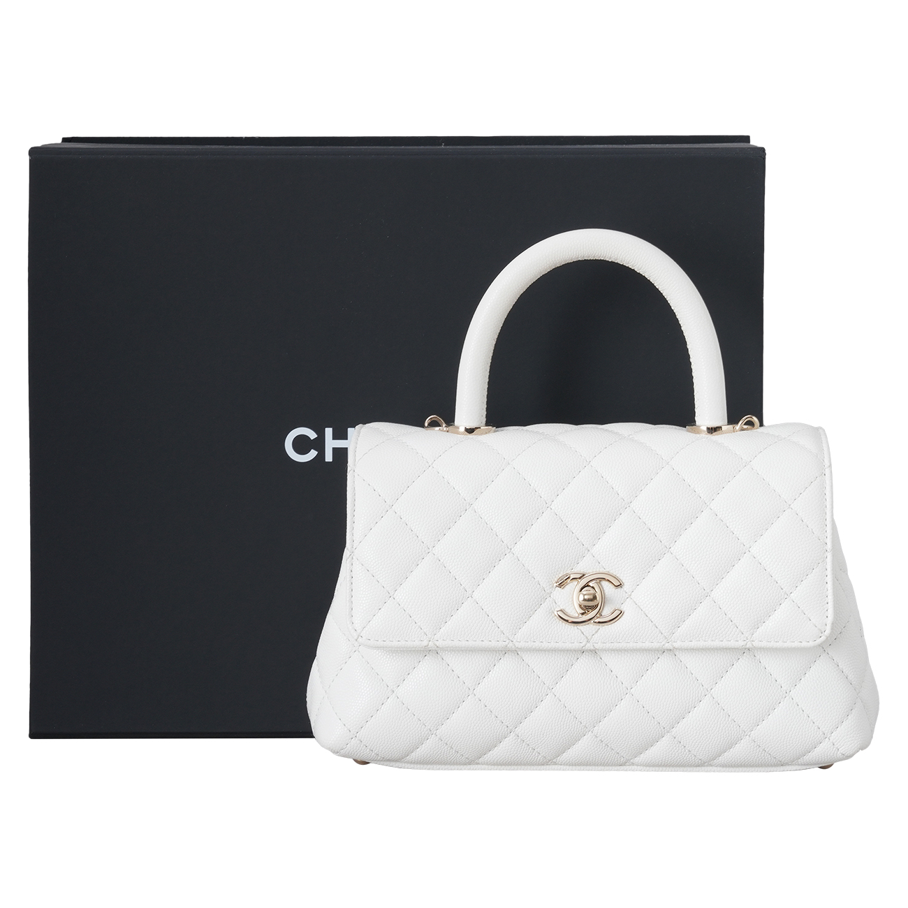 CHANEL(USED)샤넬 캐비어 코코핸들 스몰