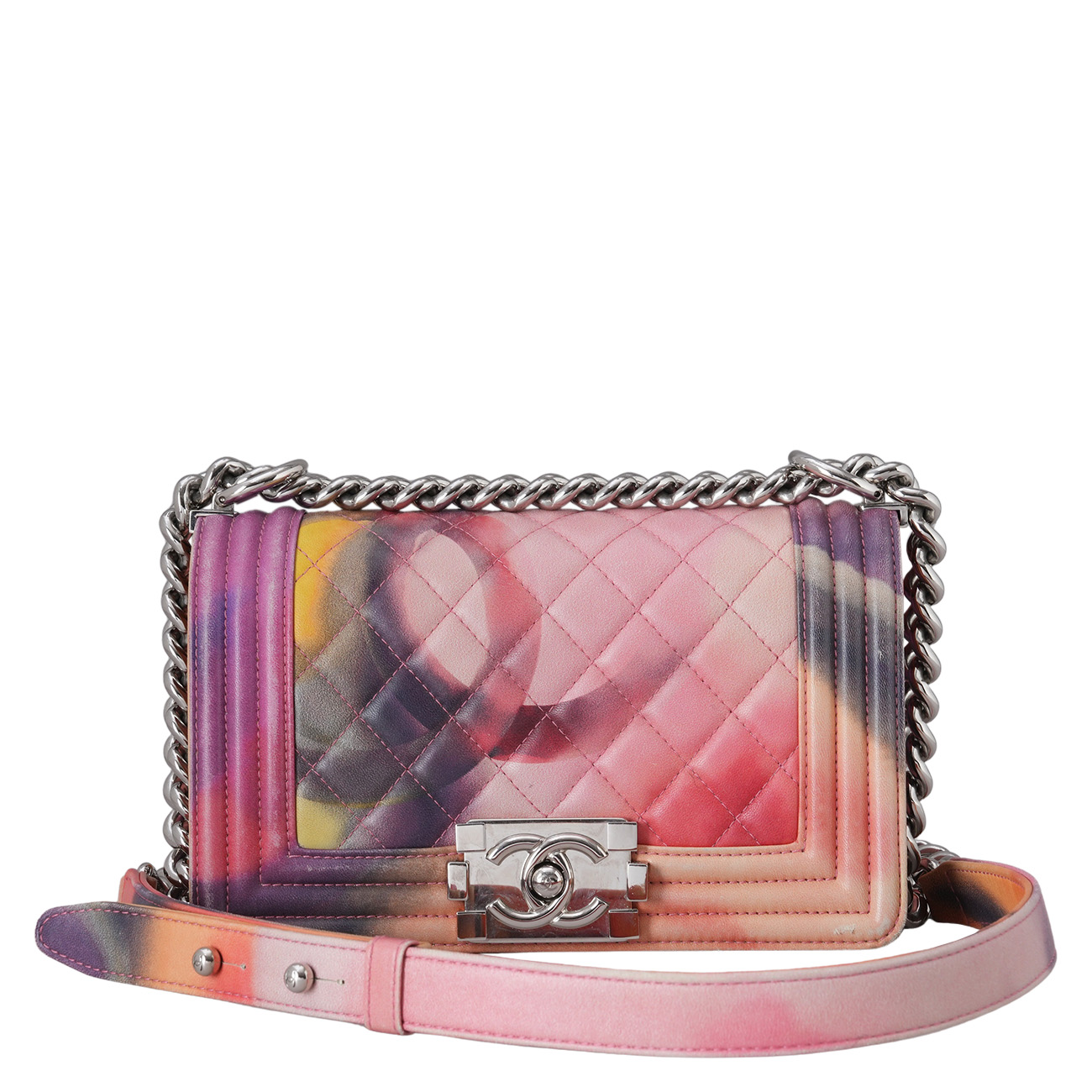 CHANEL(USED)샤넬 시즌 보이샤넬 체인 플랩백