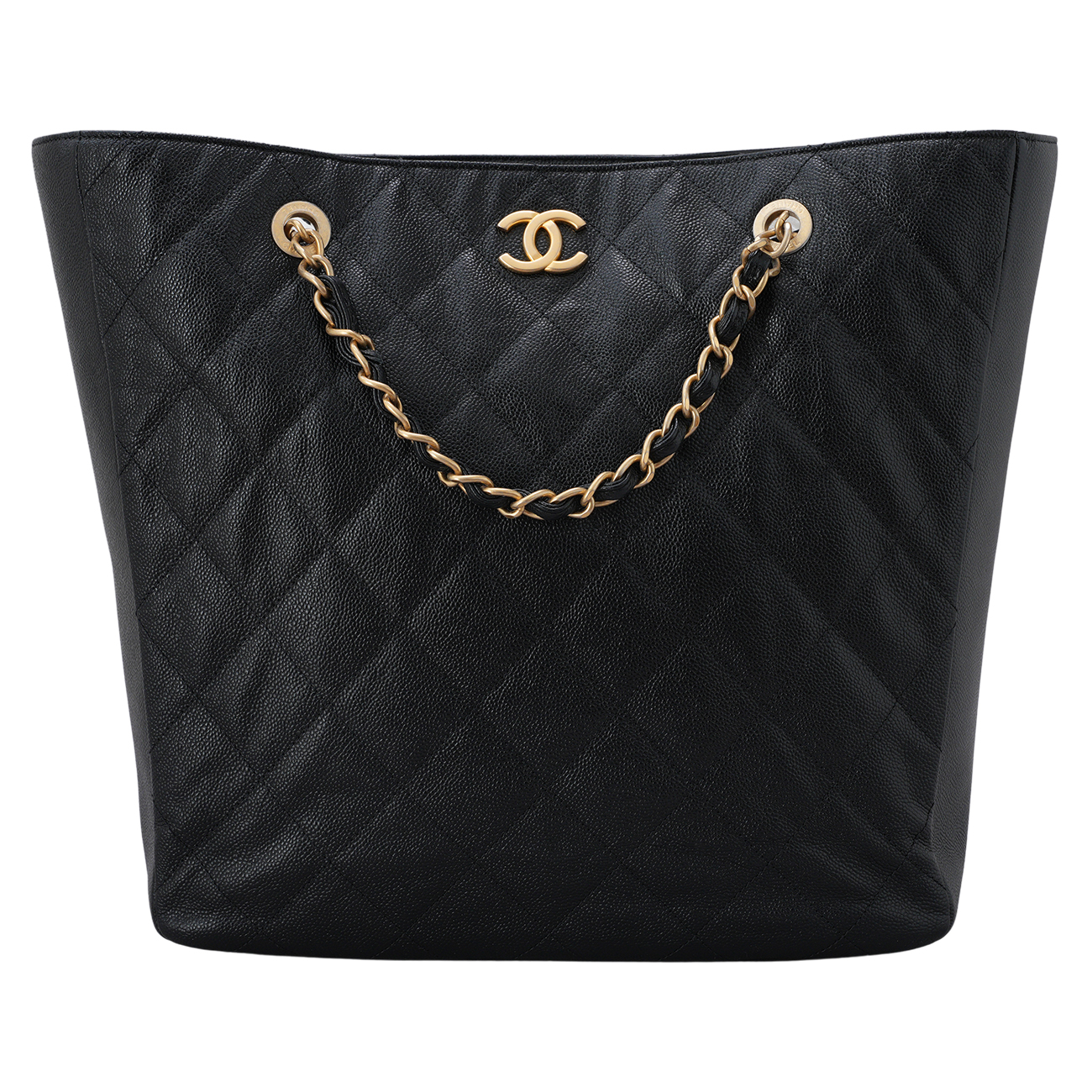 CHANEL(USED)샤넬 캐비어 쇼퍼 토트백
