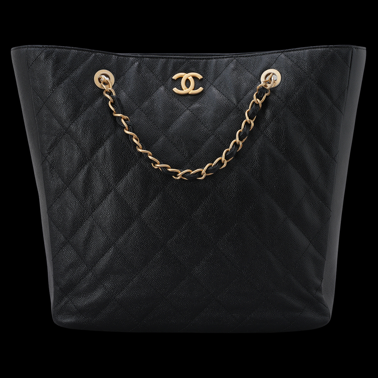 CHANEL(USED)샤넬 캐비어 쇼퍼 토트백