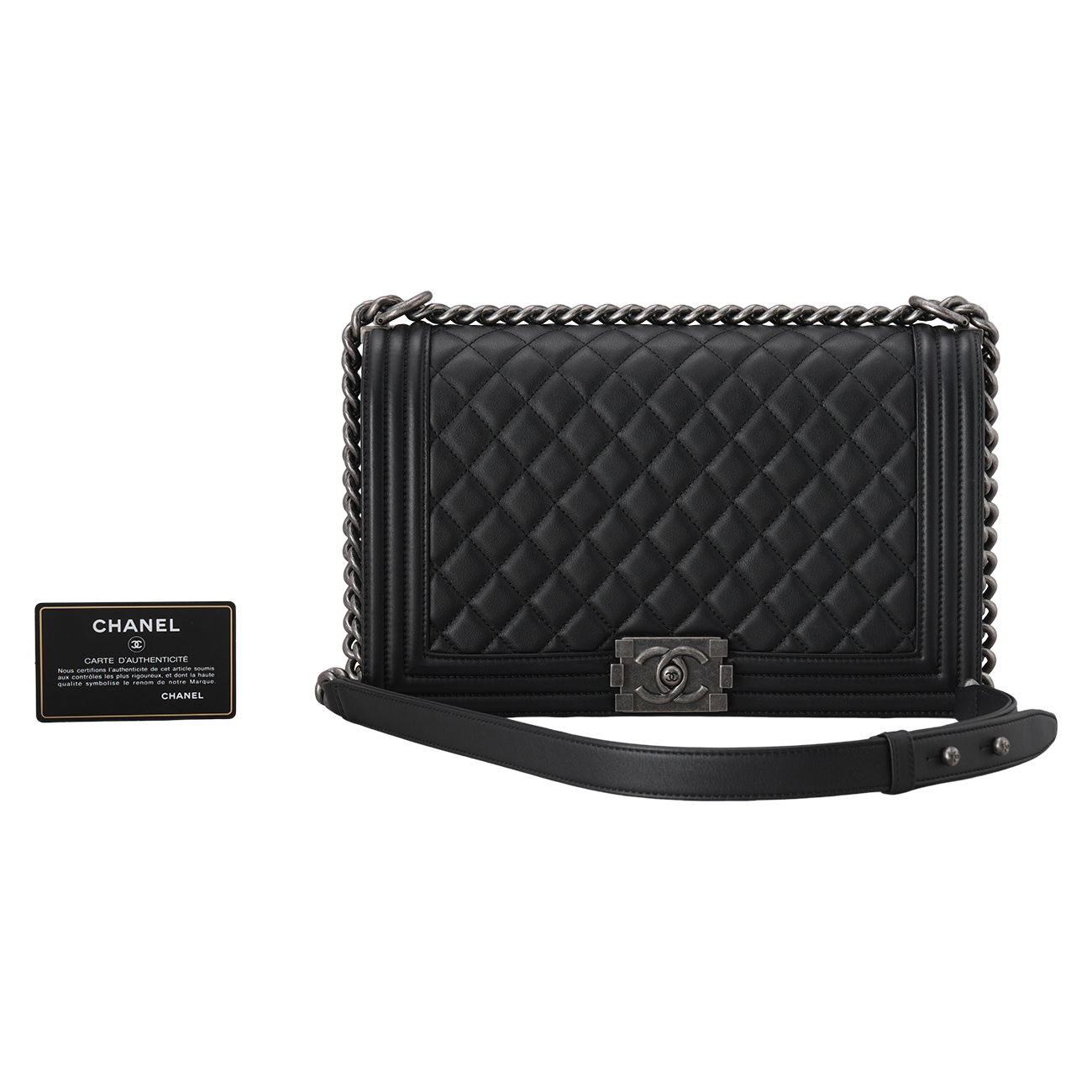 CHANEL(USED)샤넬 보이샤넬 라지 체인 플랩백