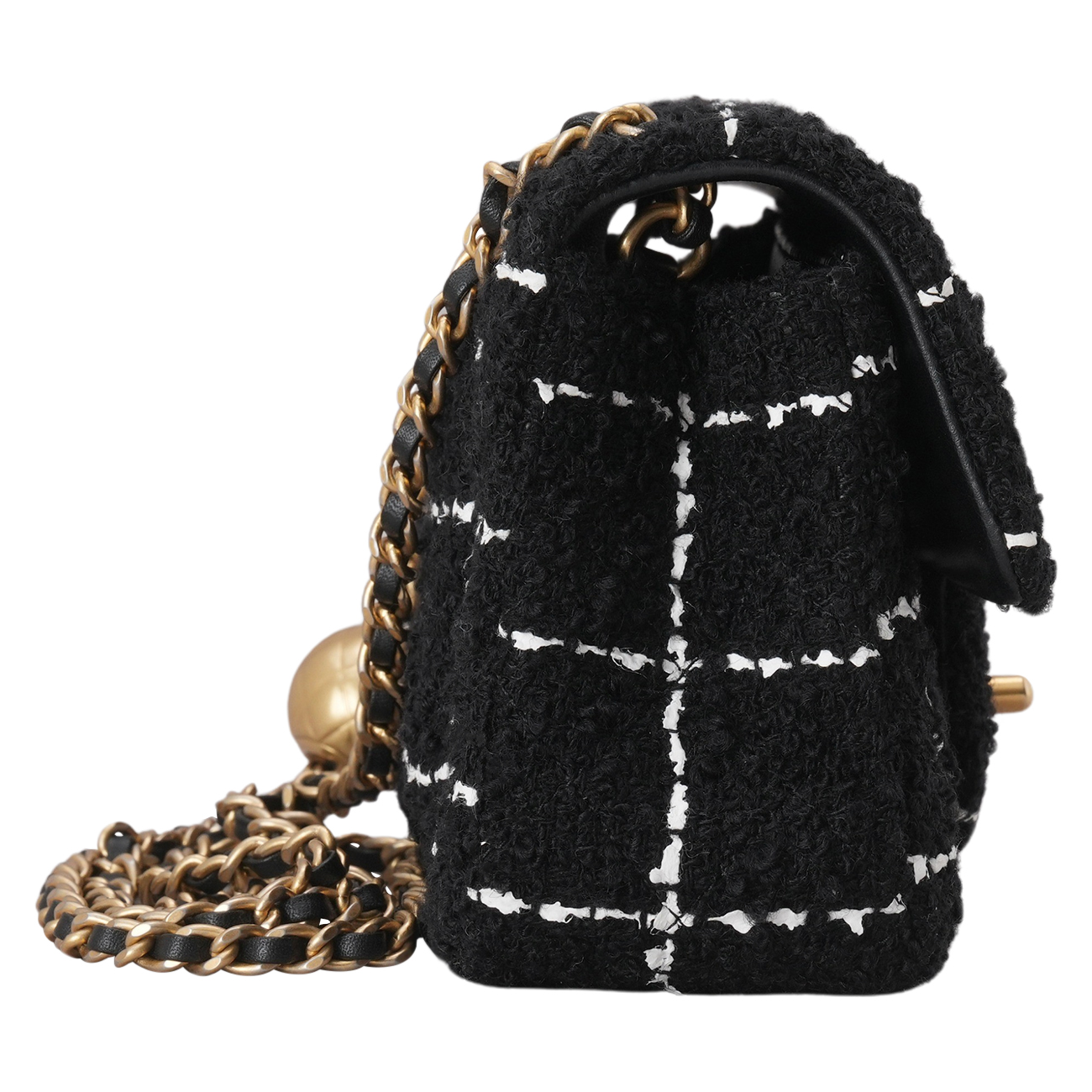 CHANEL(USED)샤넬 시즌 클래식 뉴미니 골든볼 크로스백