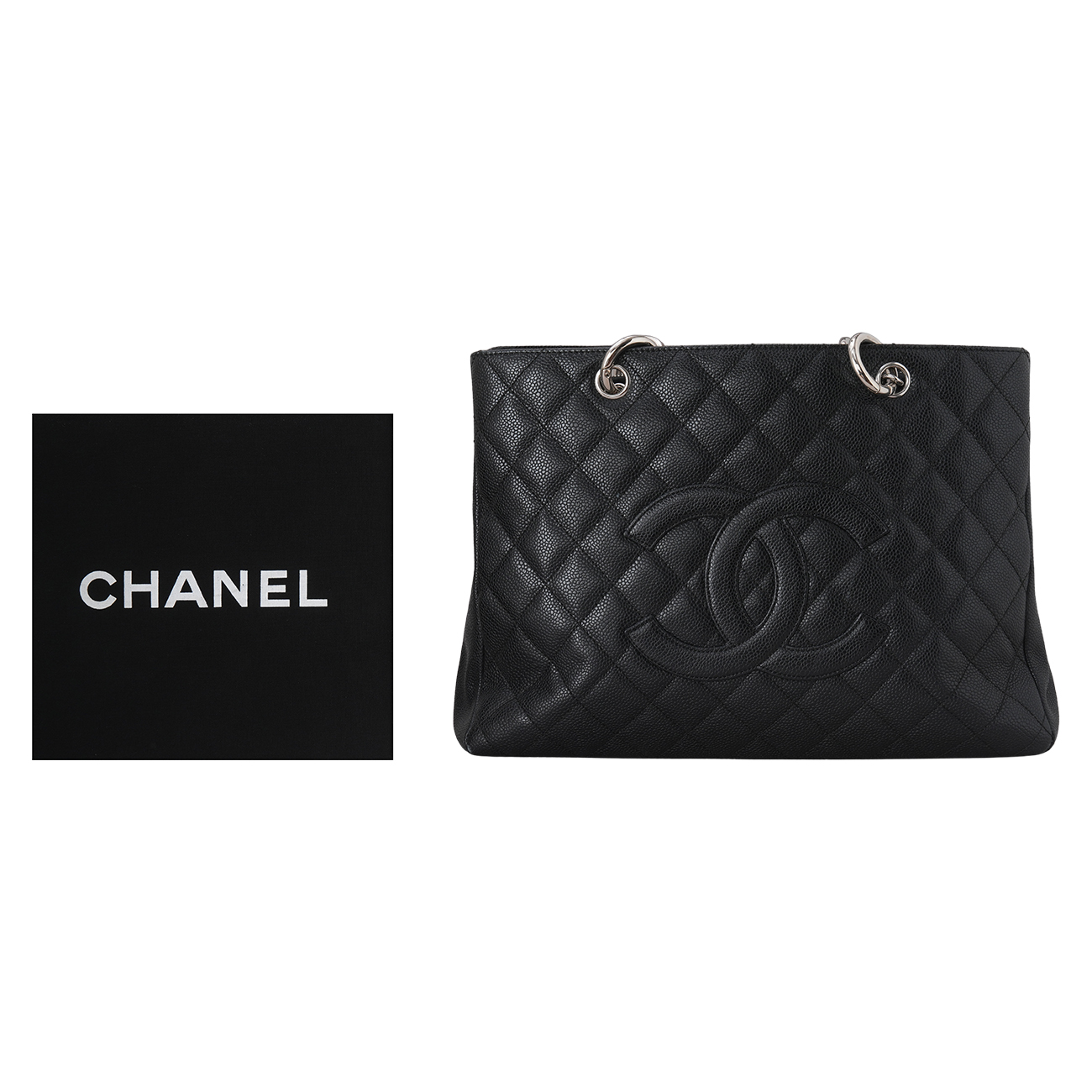CHANEL(USED)샤넬 캐비어 그랜드샤핑