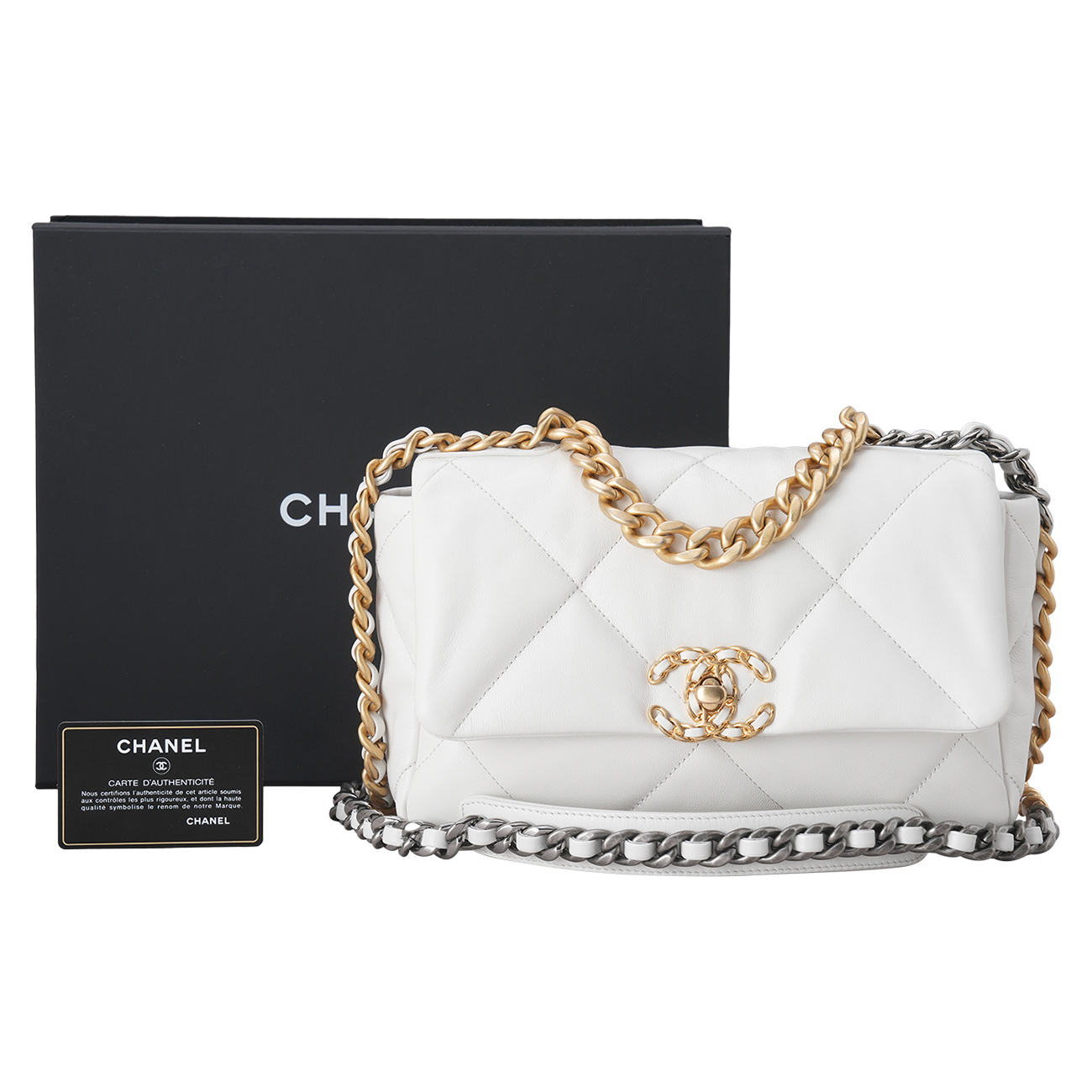 CHANEL(USED)샤넬 19백 미듐