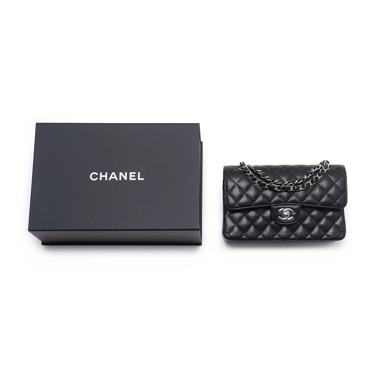 CHANEL(USED)샤넬 캐비어 클래식 스몰 플랩백