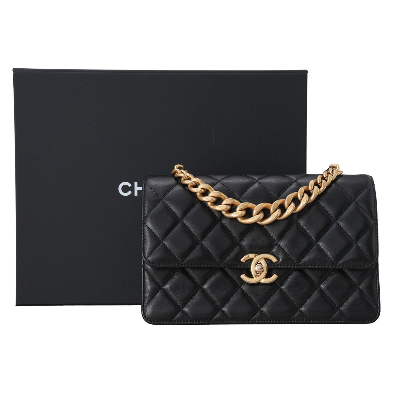 CHANEL(USED)샤넬 AS4066 시즌 체인 플랩백