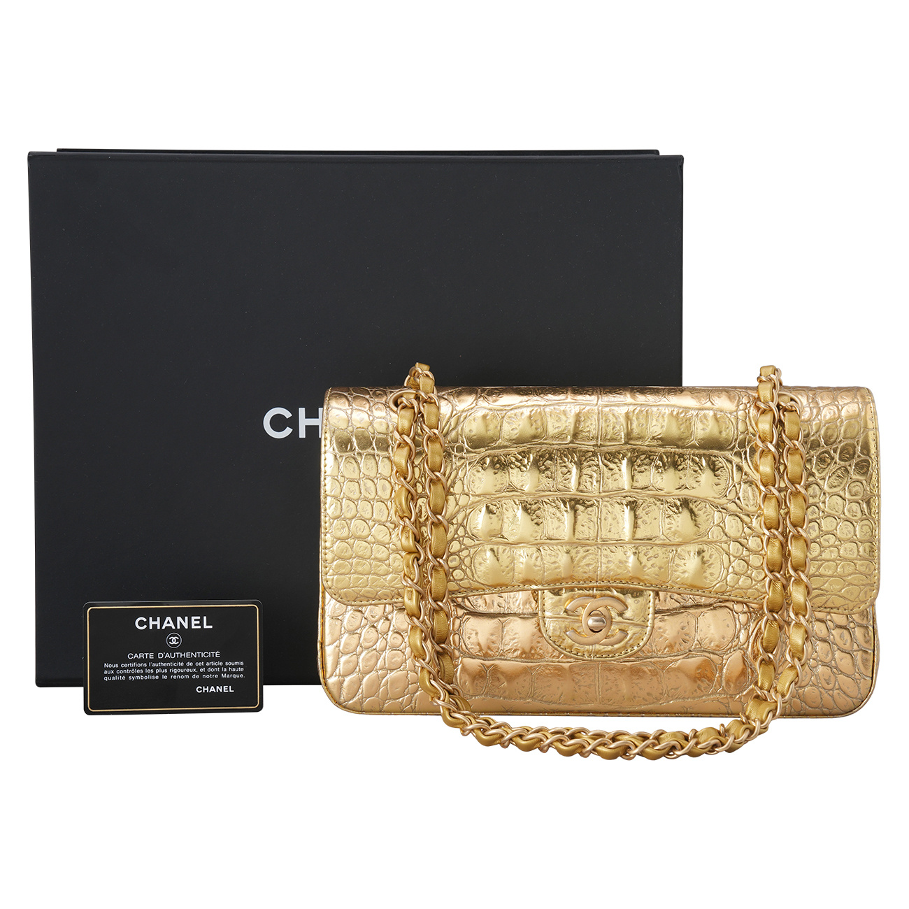 CHANEL(USED)샤넬 시즌 클래식 미듐 플랩백