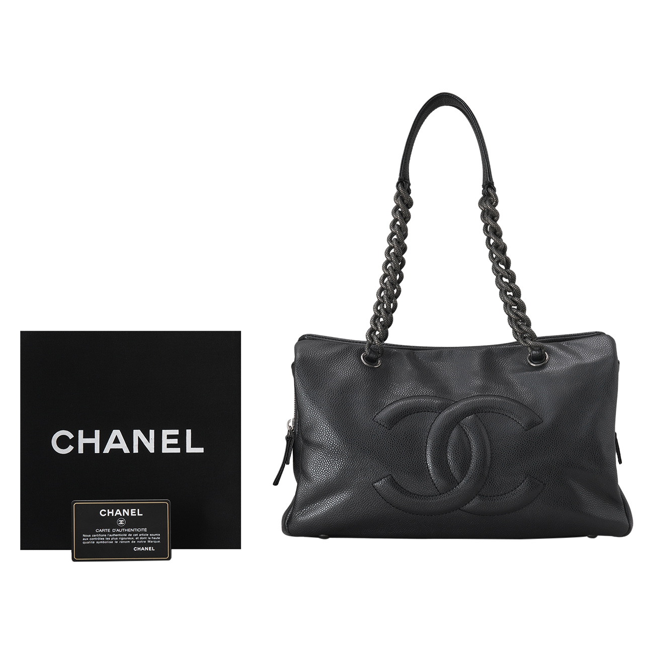 CHANEL(USED)샤넬 시즌 체인 볼링백