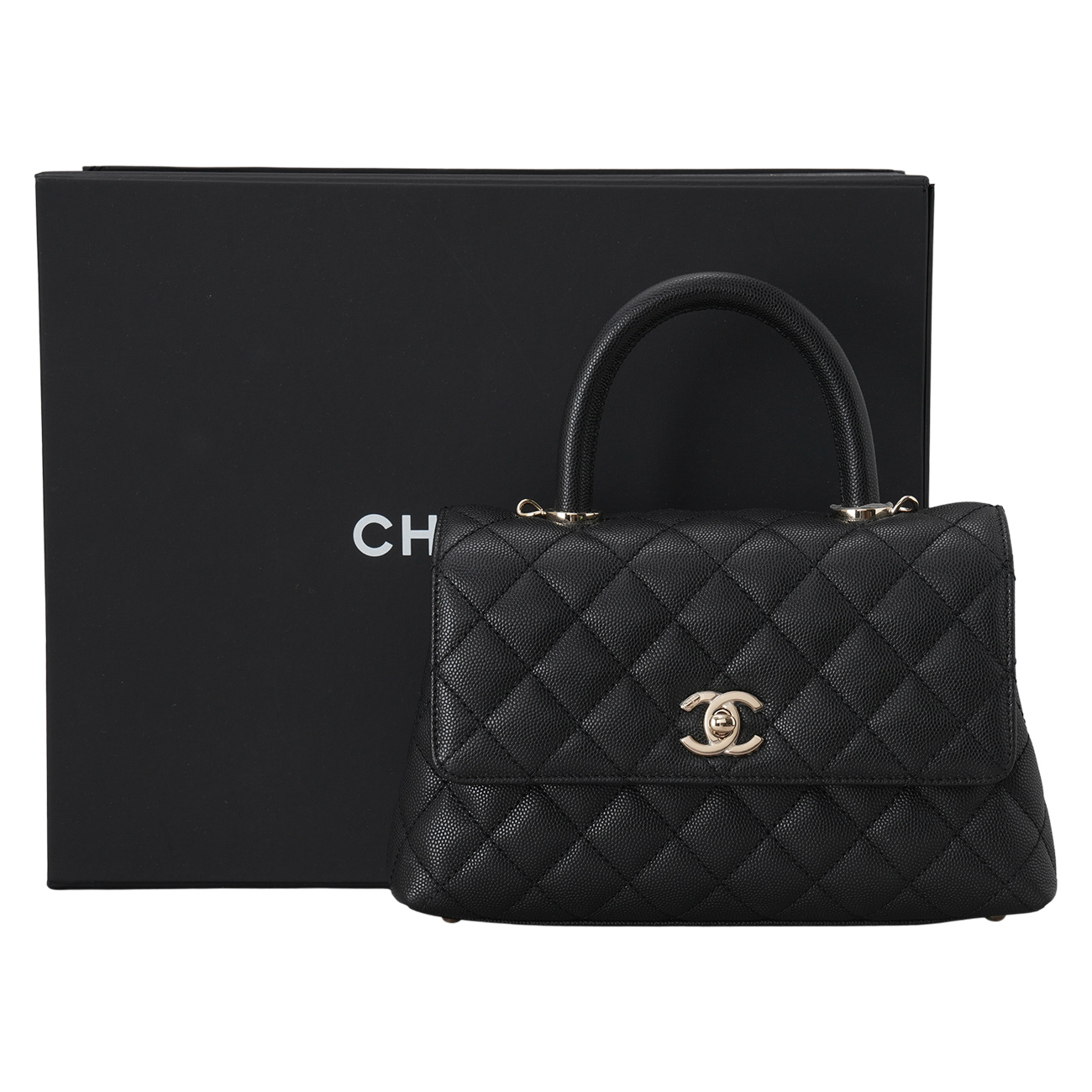 CHANEL(USED)샤넬 캐비어 코코핸들 스몰