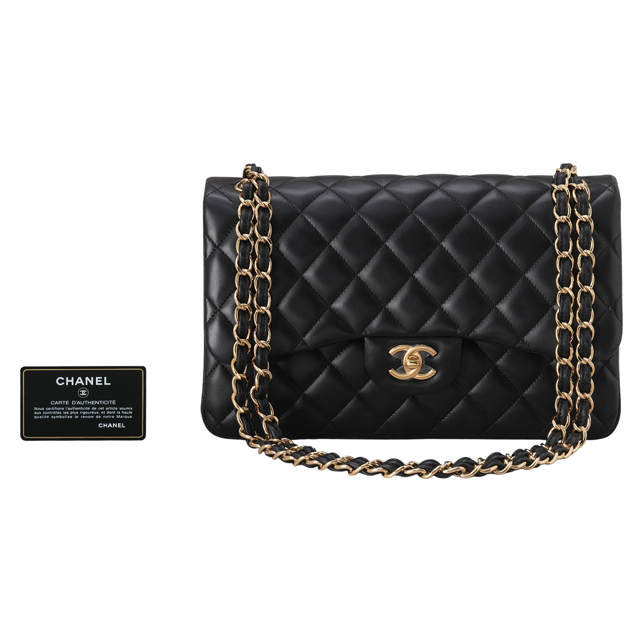 CHANEL(USED)샤넬 램스킨 클래식 라지 플랩백