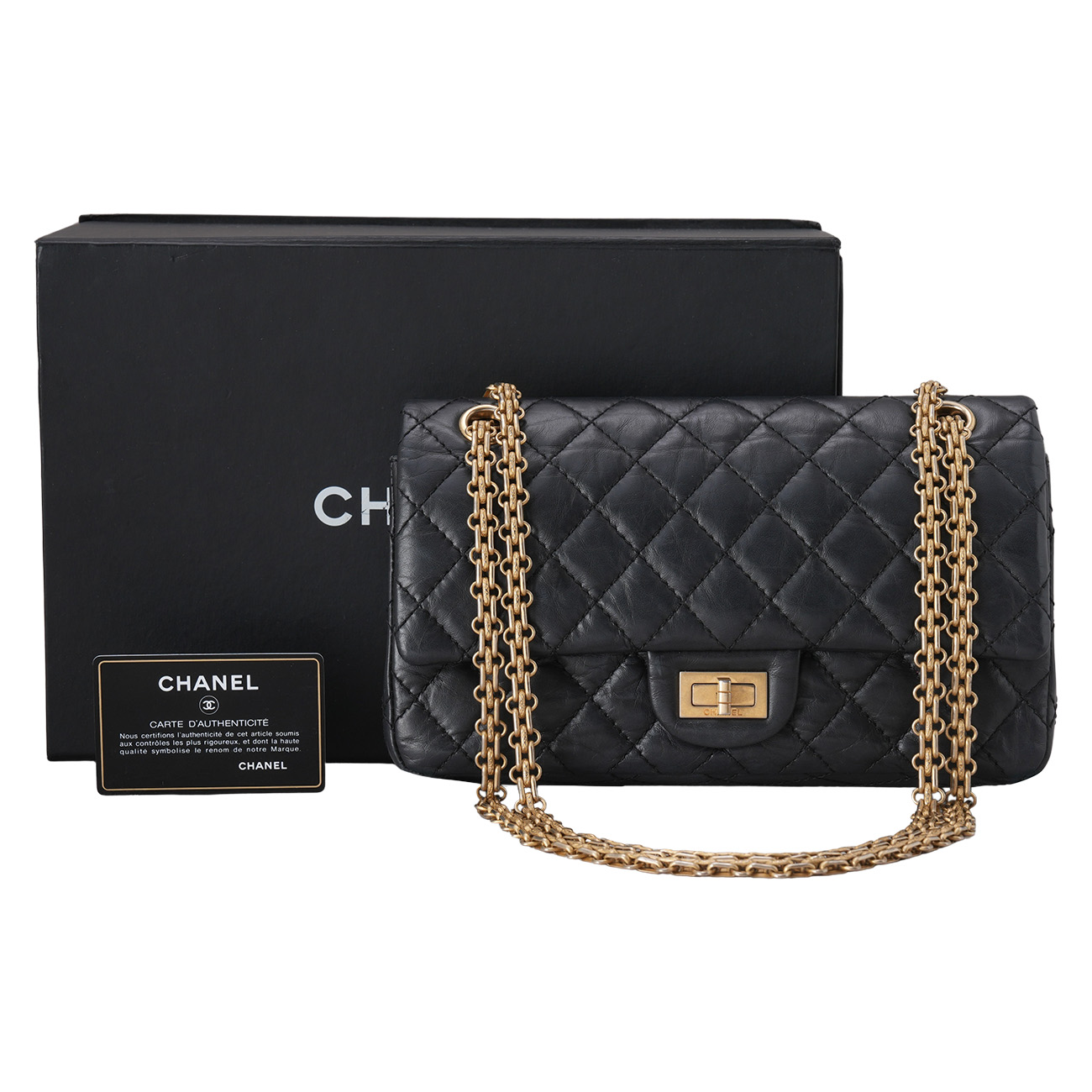 CHANEL(USED)샤넬 2.55 빈티지 24 플랩백