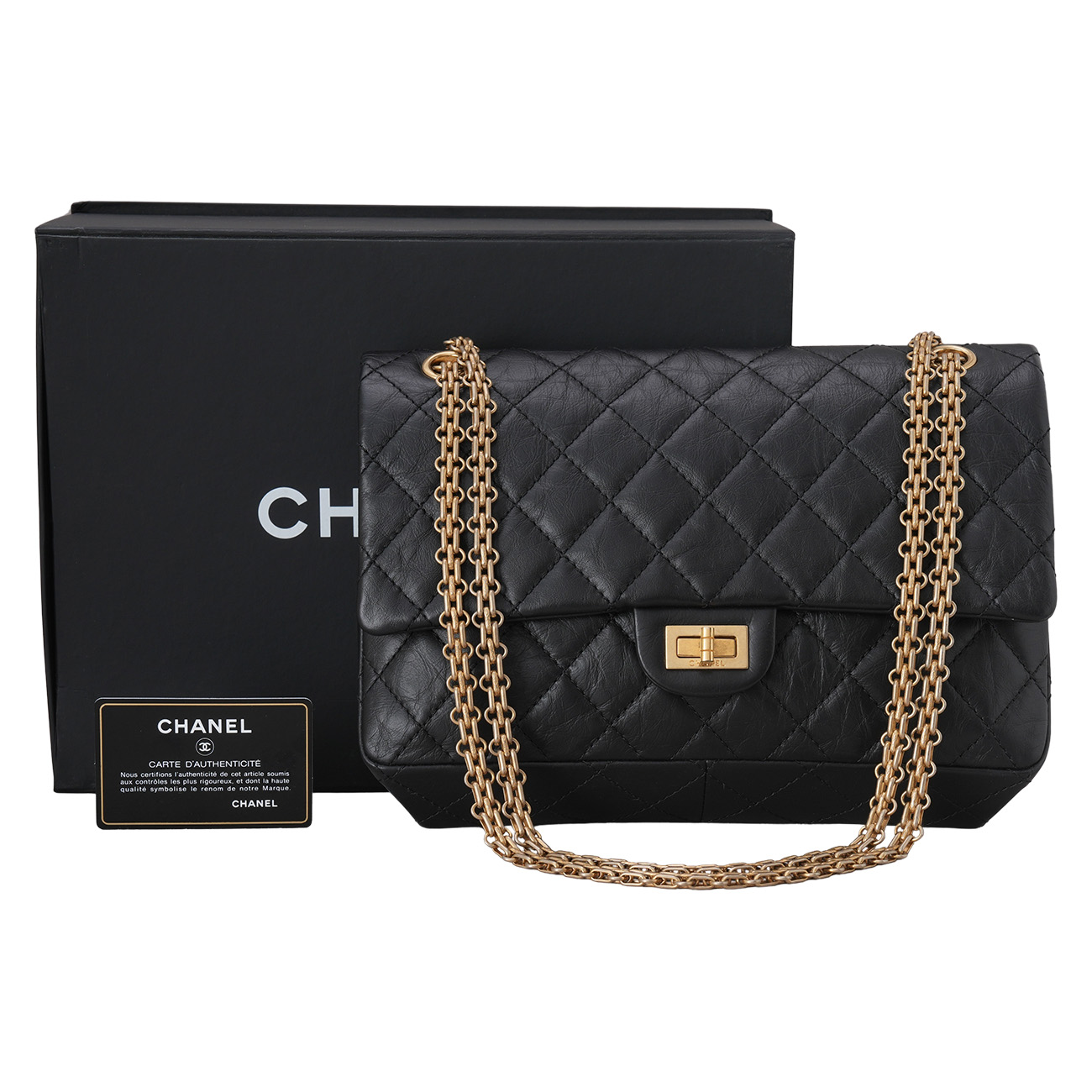 CHANEL(USED)샤넬 2.55 빈티지 28 플랩백