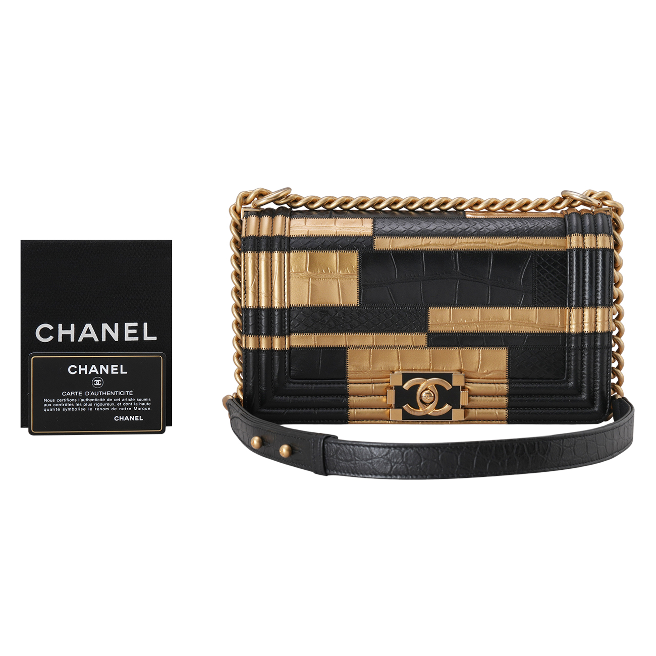 CHANEL(USED)샤넬 시즌 보이샤넬 미듐 플랩백