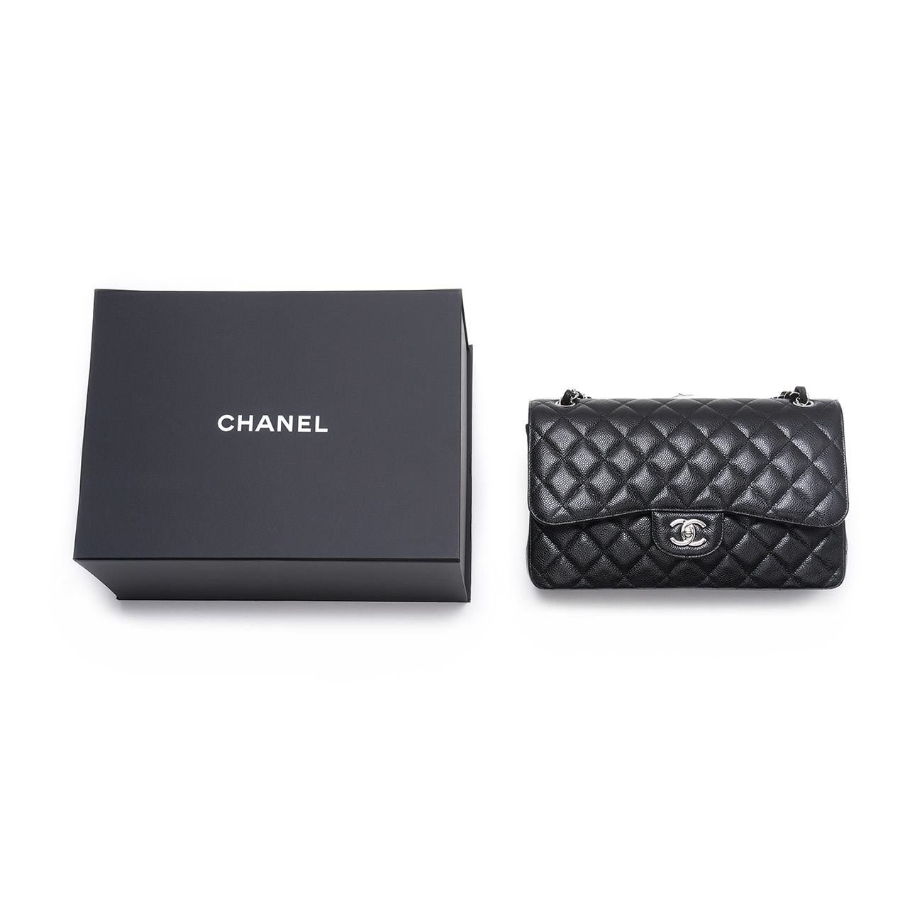 CHANEL(USED)샤넬 캐비어 클래식 라지 플랩백
