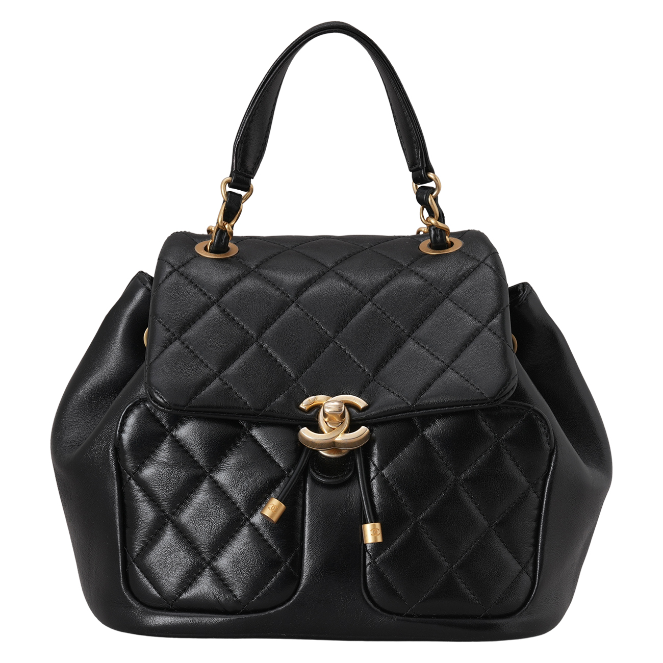 CHANEL(USED)샤넬 시즌 드로스트링 백팩