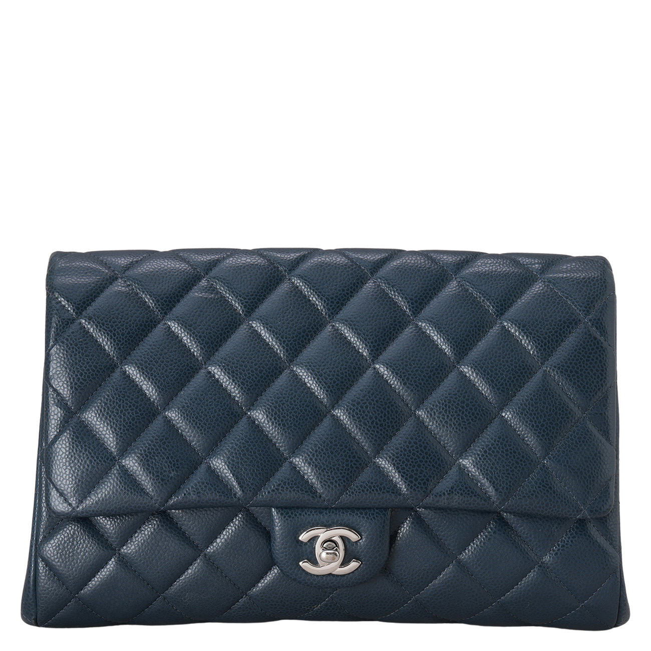 CHANEL(USED)샤넬 A65051 캐비어 클래식 체인 플랩 클러치백