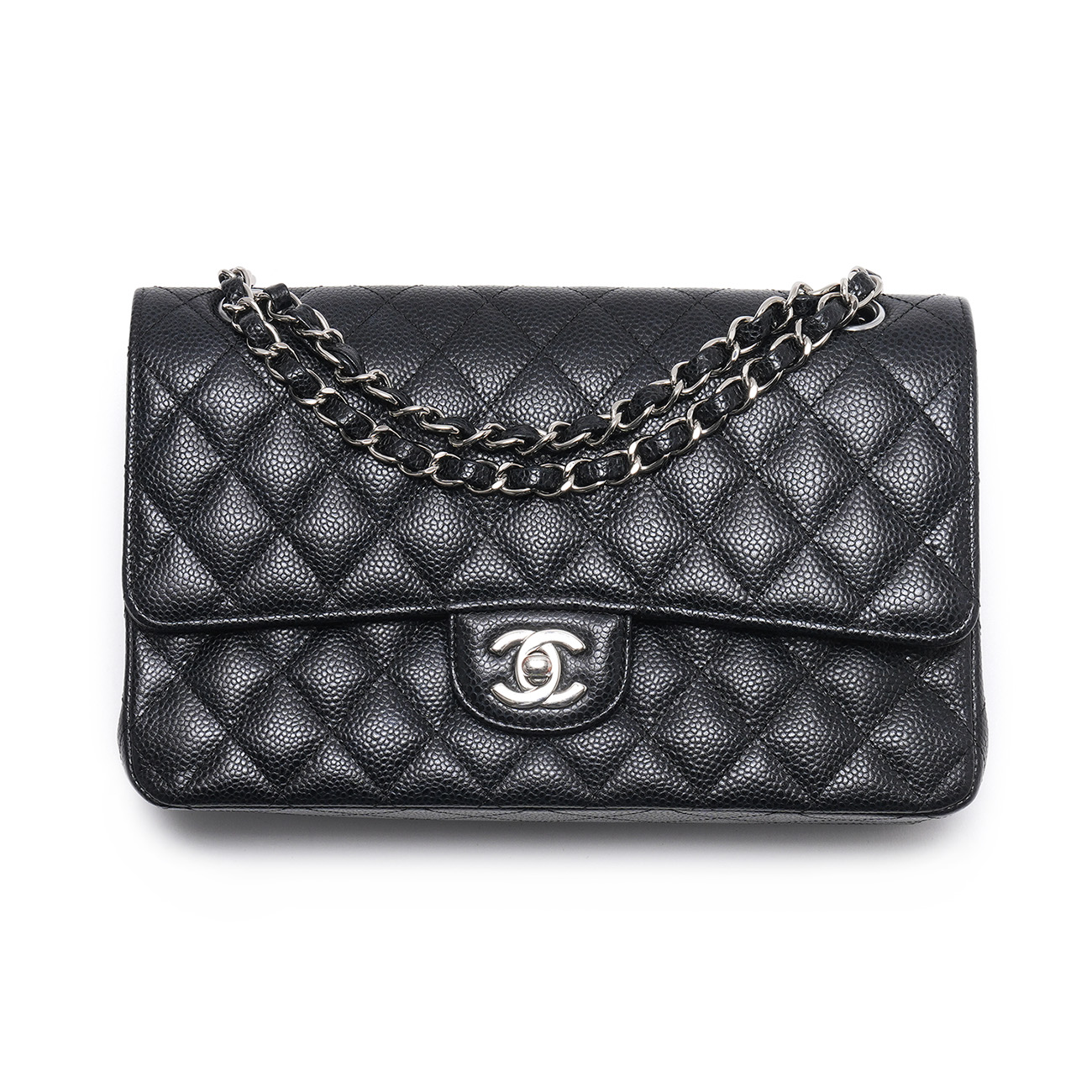 CHANEL(USED)샤넬 캐비어 클래식 미듐 플랩백