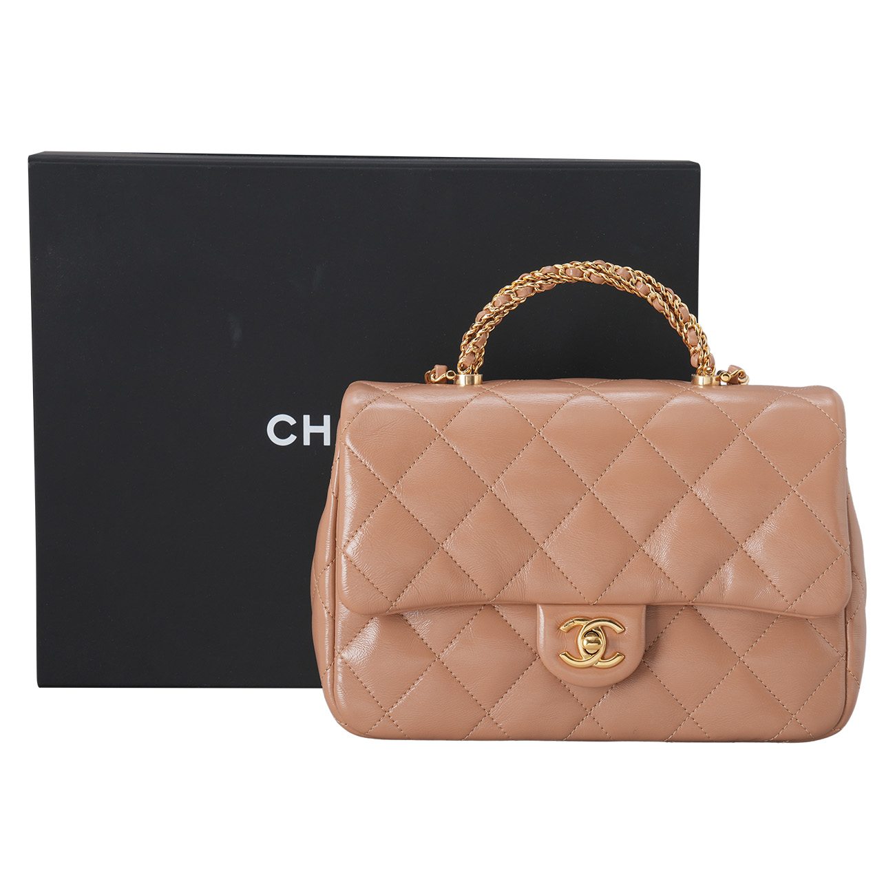 CHANEL(USED)샤넬 AS5043 시즌 핸들 플랩백