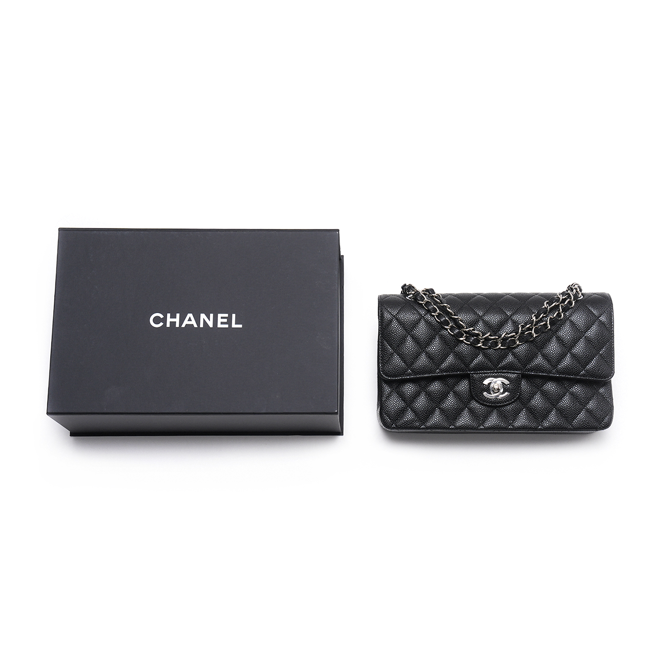 CHANEL(USED)샤넬 캐비어 클래식 미듐 플랩