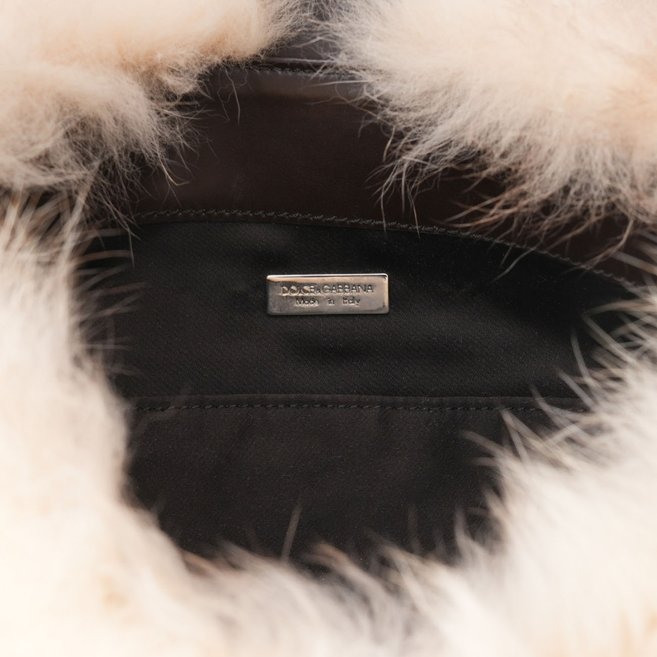 DOLCE & GABBANA(USED)돌체엔가바나 시어링 숄더백