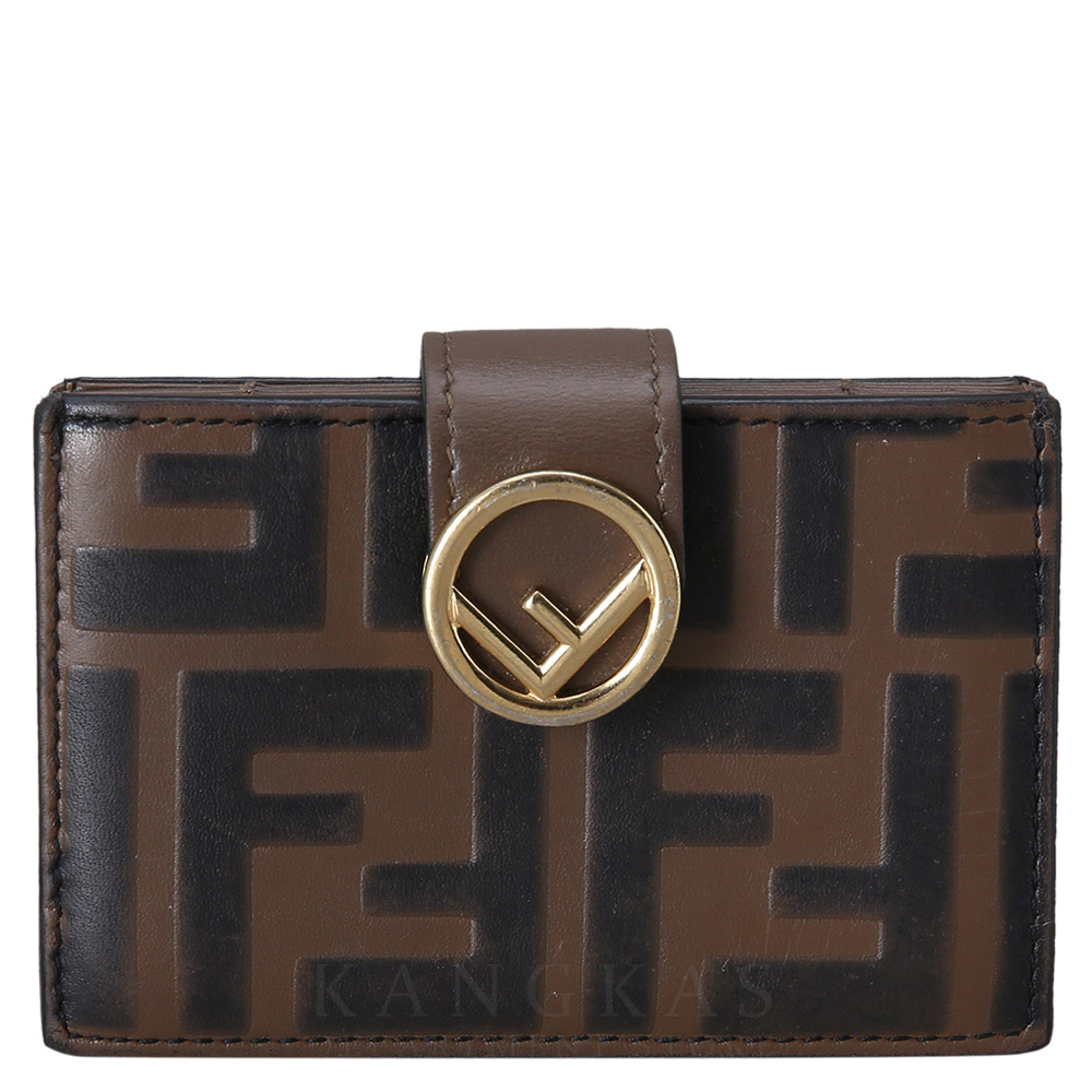 FENDI(USED)펜디 8M0301 FF로고 아코디언 카드지갑