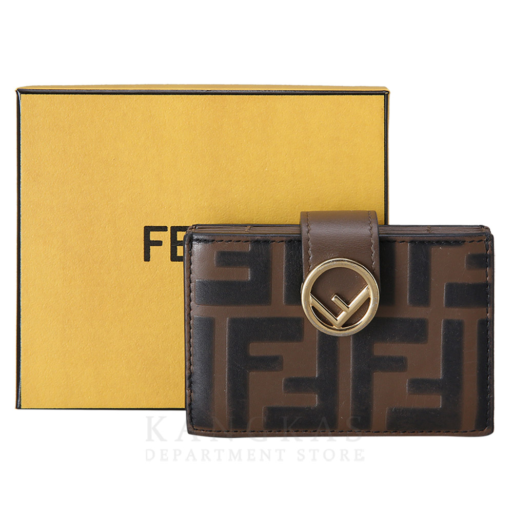 FENDI(USED)펜디 8M0301 FF로고 아코디언 카드지갑