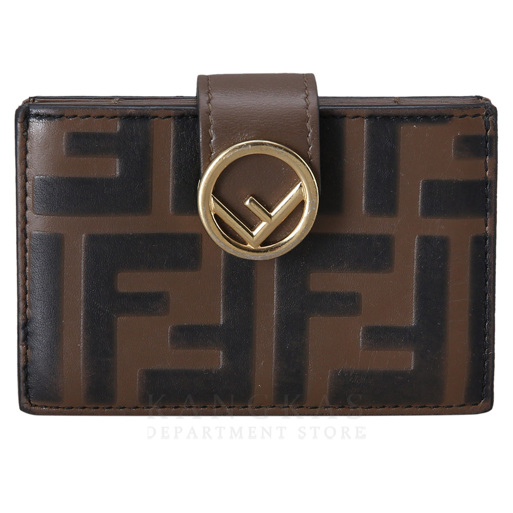 FENDI(USED)펜디 8M0301 FF로고 아코디언 카드지갑