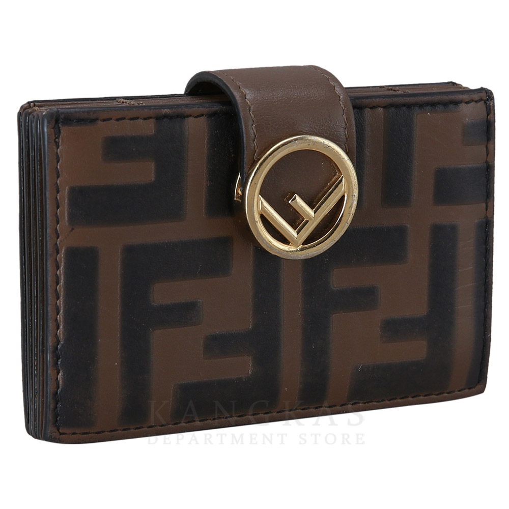 FENDI(USED)펜디 8M0301 FF로고 아코디언 카드지갑