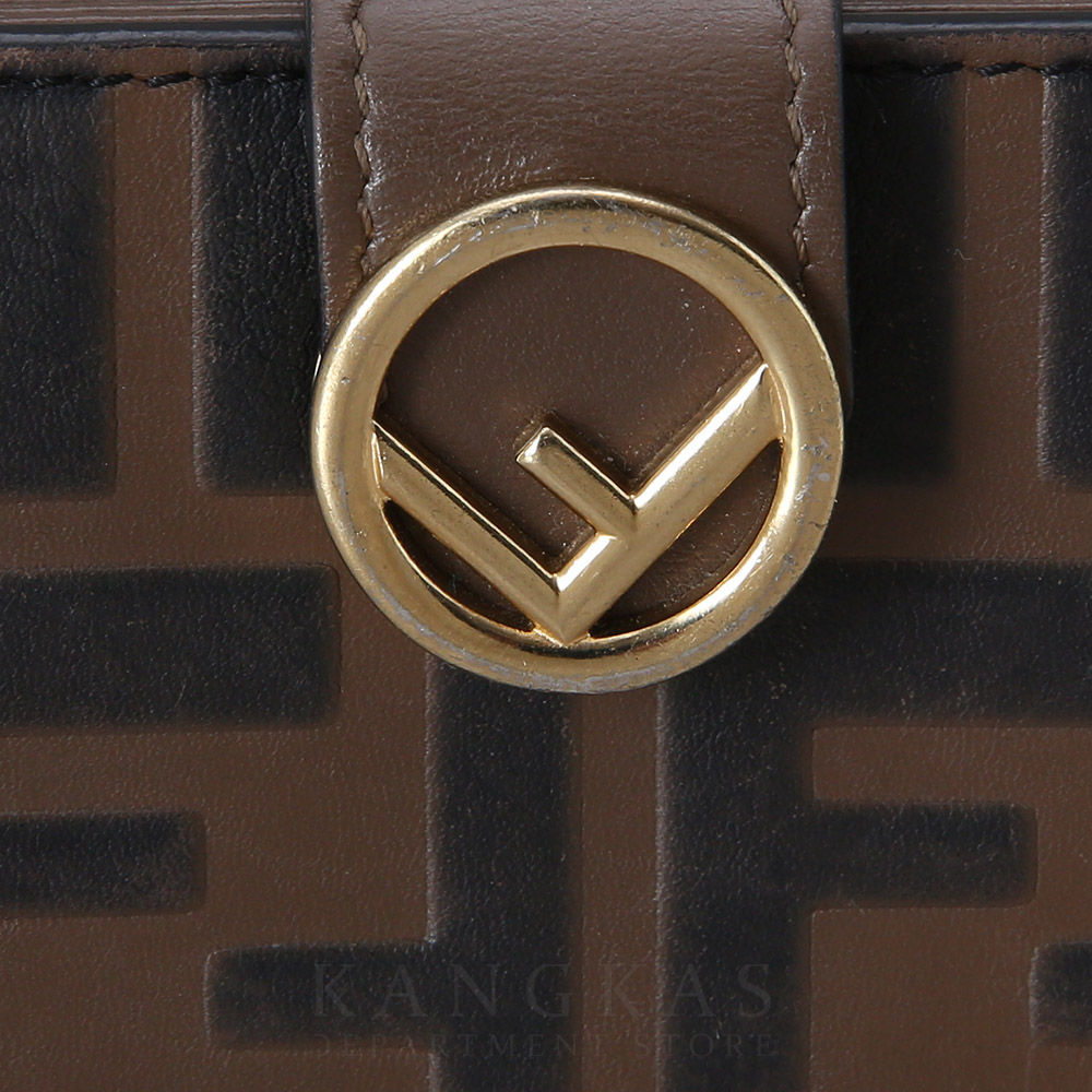 FENDI(USED)펜디 8M0301 FF로고 아코디언 카드지갑