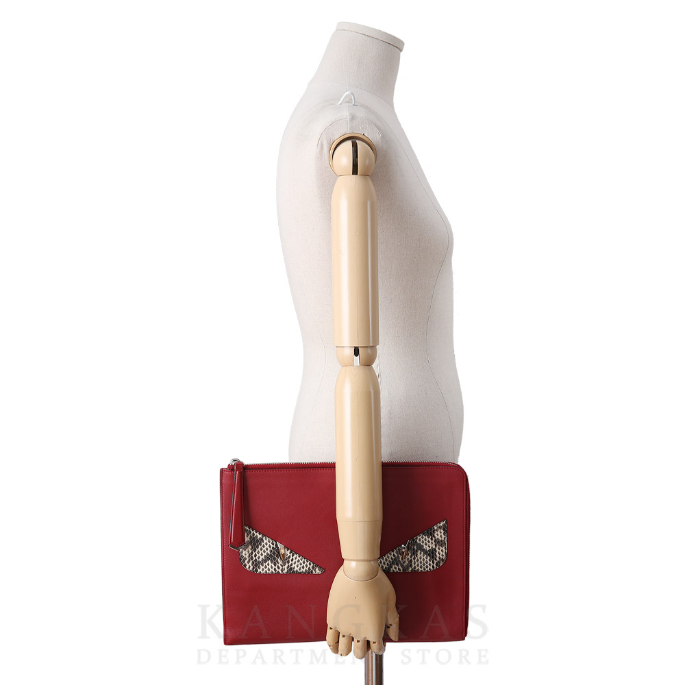 FENDI(USED)펜디 몬스터 클러치 백