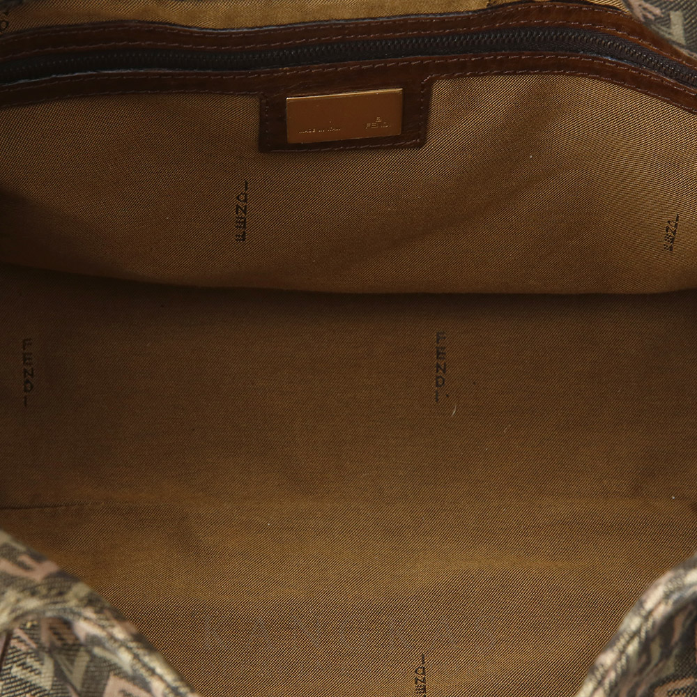 FENDI(USED)펜디 8BR463 FF쥬카 패브릭 숄더백