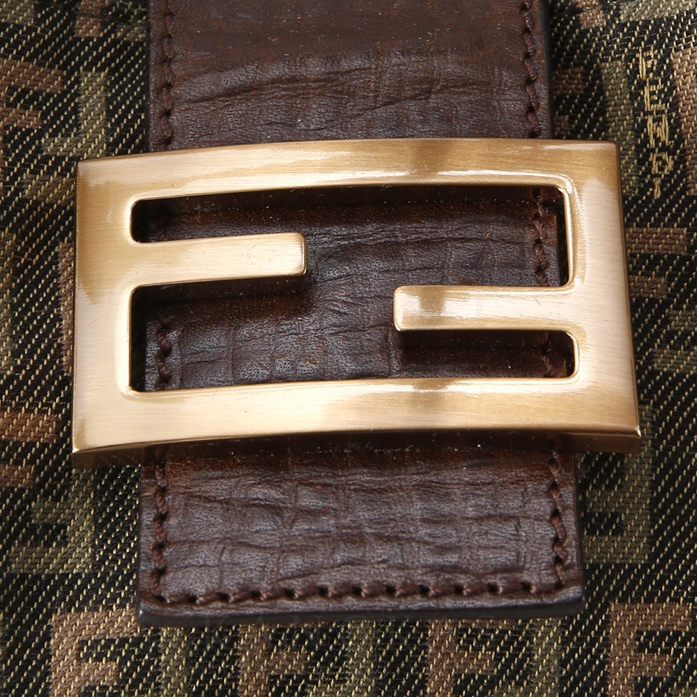 FENDI(USED)펜디 8BR463 FF쥬카 패브릭 숄더백