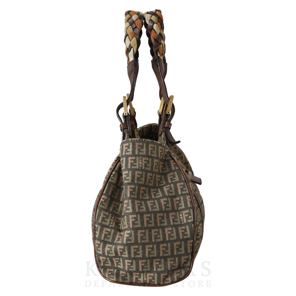 FENDI(USED)펜디 8BR463 FF쥬카 패브릭 숄더백