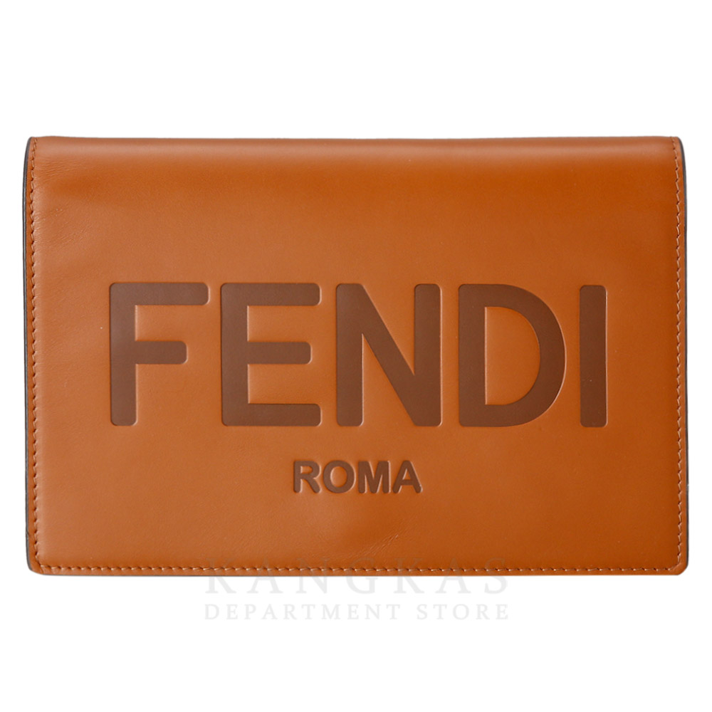 FENDI(USED)펜디 엠보스 로고 체인 숄더백