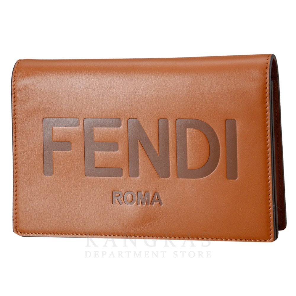 FENDI(USED)펜디 엠보스 로고 체인 숄더백