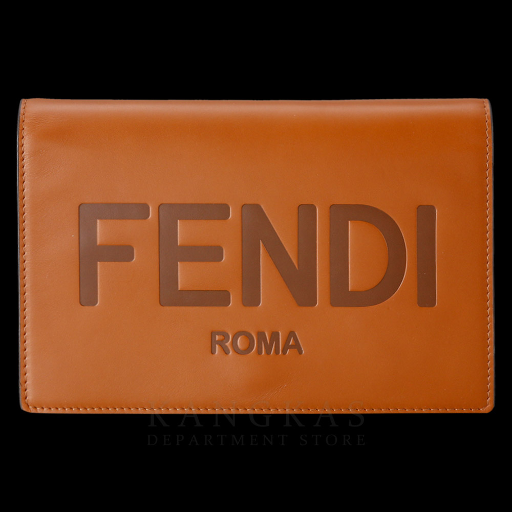 FENDI(USED)펜디 엠보스 로고 체인 숄더백