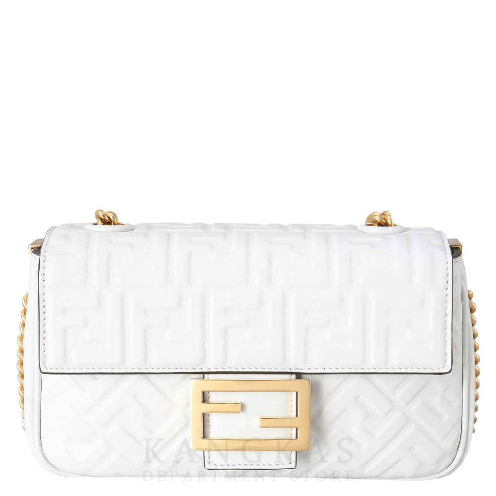 FENDI(USED)펜디 바게트 체인 미디백