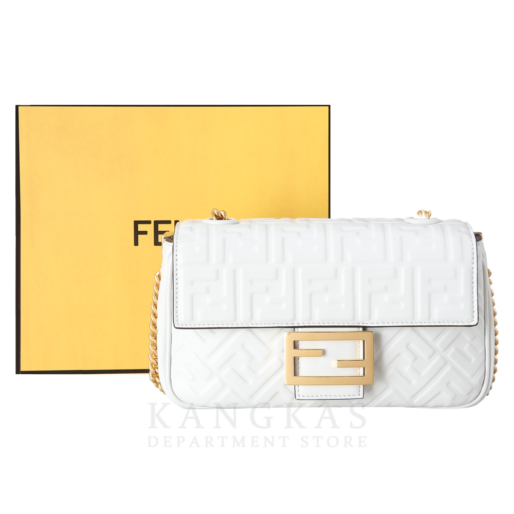 FENDI(USED)펜디 바게트 체인 미디백