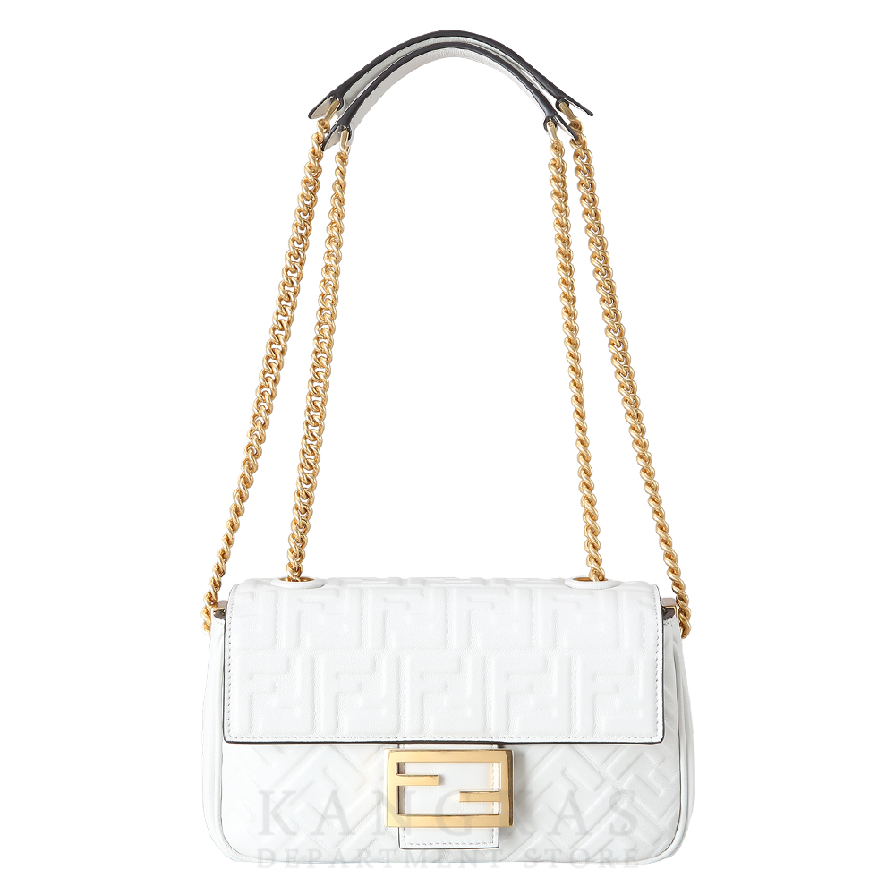 FENDI(USED)펜디 바게트 체인 미디백