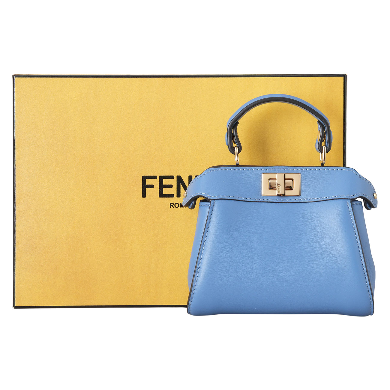 FENDI(USED)펜디 7AS294 나노 피카부 체인 크로스백