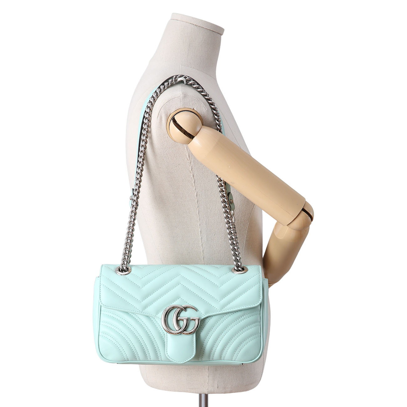 GUCCI(USED)구찌 443497 GG마몽 마틀라세 체인 숄더백